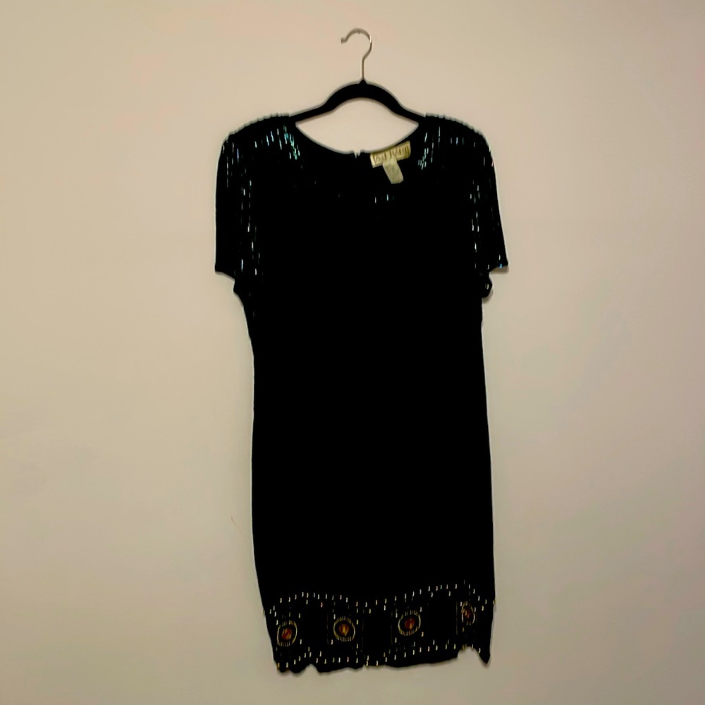 Silk beaded dress